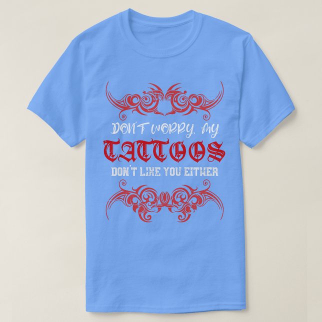 Camiseta Vintage Humor Tattoo Design (Frente do Design)