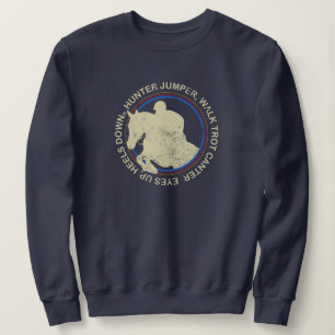 Camiseta Vintage Hunter Jumper English Horse Rider Sayings