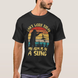 Camiseta Vintage Hunting Deer - Não posso trabalhar hoje, m