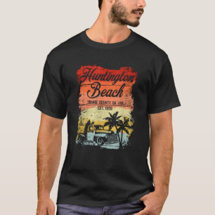 Camiseta Vintage Huntington Beach Surfing Idea