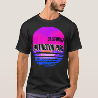 Camiseta Vintage Huntington Park Vaporwave California