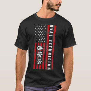 Camiseta Vintage HVAC Technician USA HVAC Tech American Fla