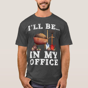Camiseta Vintage I39ll Estar No Meu Escritório.