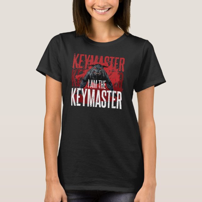 Camiseta Vintage I Am the keymaster (Frente)