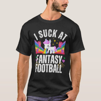 Camiseta Vintage I Chupa In Fantasy Futebol Rainbow Unicorn