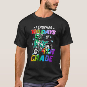 Camiseta Vintage I Esmagada 100. º Dia De Motorcycl Do 4º G