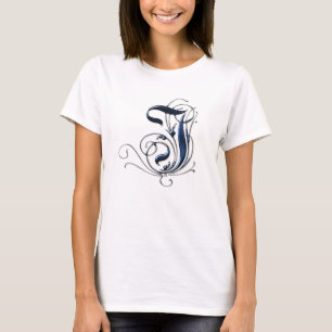 Camiseta Vintage I & J inicial