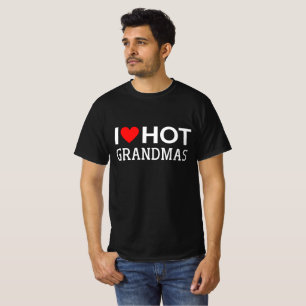 Camiseta VIntage I Love Hot Grandmas