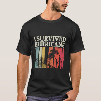 Camiseta Vintage I Sobreviveu ao furacão Hilary Shirt