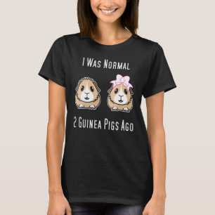 Camiseta Vintage I was Normal 2 porcos guineenses Ago Class