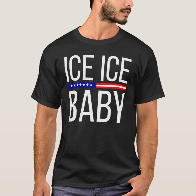 Camiseta Vintage Ice Ice Baby Funny Trump (Frente)