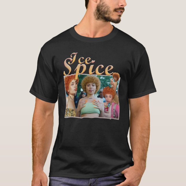 Camiseta Vintage Ice Spice Munch Female Rapper (Frente)