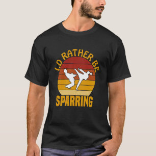 Camiseta Vintage I'd Preferencialmente Sparring Sunset Taek