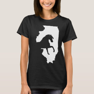 Camiseta Vintage Illinois Horse Riders