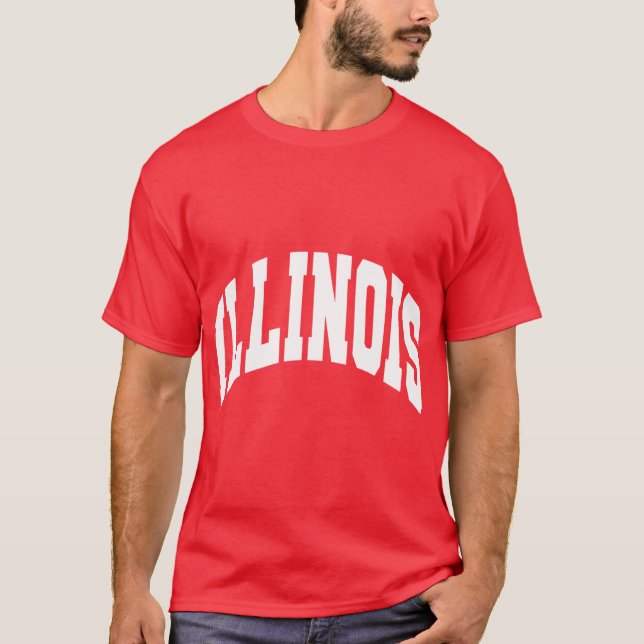 Camiseta Vintage Illinois Shirt (Frente)