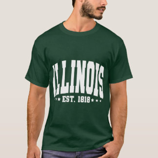 Camiseta Vintage Illinois Shirt USA 4 de julho Gift for Me