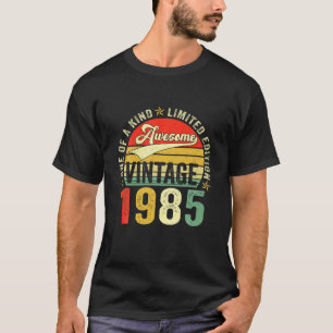 Camiseta Vintage Incrível 37 Anos De Idade 1985 37º Anive