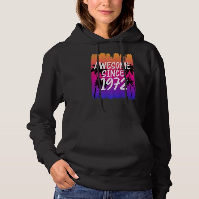 Camiseta Vintage Incrível Desde 1972 Retro (Frente)