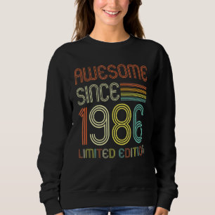 Camiseta Vintage Incrível desde 1986 36º Aniversário