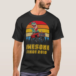 Camiseta Vintage Incrível Desde 2010 Rex Monster Truck 12