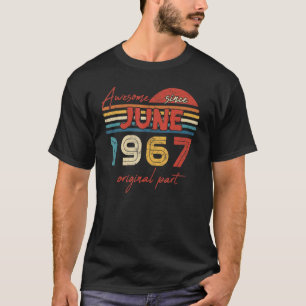 Camiseta Vintage Incrível Desde Junho De 1967 Parte Origina