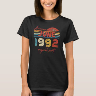 Camiseta Vintage Incrível Desde Junho De 1992 Parte Origina
