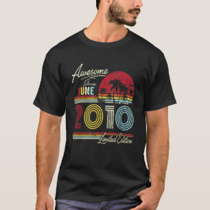 Camiseta Vintage Incrível Desde o Aniversário de 12 de junh
