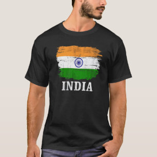 Camiseta Vintage India Flag for Indian