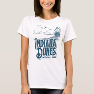 Camiseta Vintage Indiana Dunes National Park Retro anos 80 