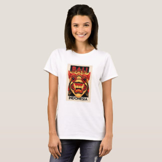Camiseta Vintage Indonesia Poster de viagens Tee