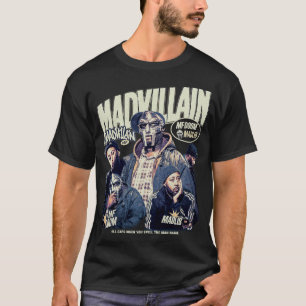 Camiseta Vintage inspirada em Madvillain MF DOOM x