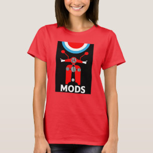 Camiseta Vintage Inspirou Os Mods E Rockers Britânicos