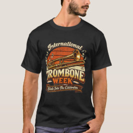 Camiseta Vintage International Trombone Week Trombone Playe
