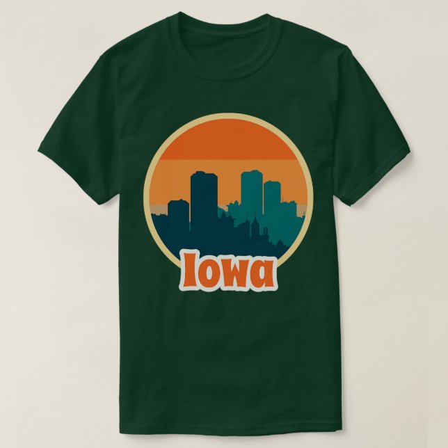 Camiseta Vintage Iowa TShirt (Frente do Design)