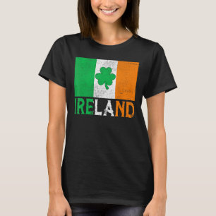 Camiseta Vintage Ireland Irish Shamrock Green Rua de Patric