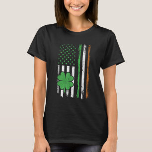 Camiseta Vintage Irish American Flag Santo Pat