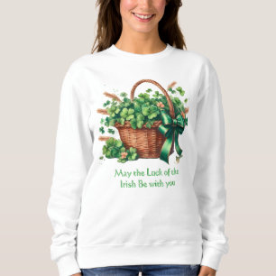 Camiseta Vintage Irish Clover em Cesta