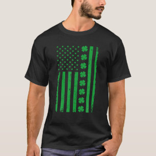 Camiseta Vintage Irish Shamrock Flag St. Patrick's Day