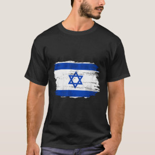 Camiseta Vintage Israel Flag For Israelense Gift