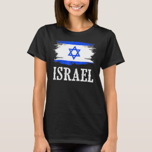 Camiseta Vintage Israel Flag I Love Israel