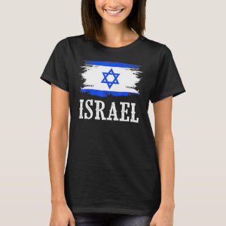Camiseta Vintage Israel Flag I Love Israel