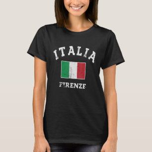 Camiseta Vintage Italia Firenze Italiana Souvenir Florence