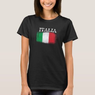 Camiseta Vintage Itália Flag Pride