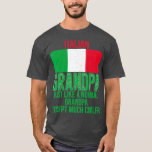 Camiseta Vintage Italian Grandpa Italy Flag for Fathers<br><div class="desc">Vintage Italian Grandpa Italy Flag for Fathers Visit our store to see more amazing designs.</div>