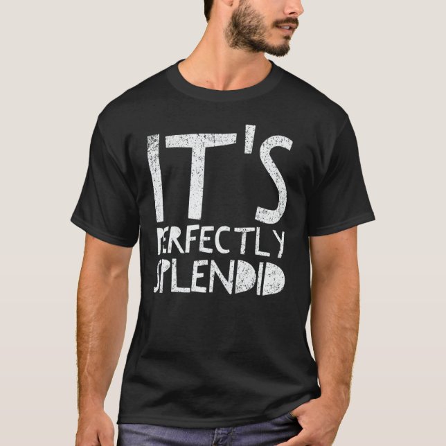 Camiseta Vintage It's Perfectly Splendid (Frente)