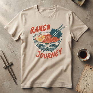 Camiseta Vintage Japonesa Ramen Journey Bowl