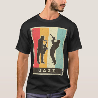 Camiseta Vintage Jazz Retro