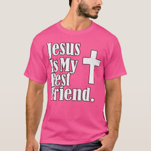 Camiseta Vintage Jesus É O Meu Melhor Amigo Cruzado Cristão