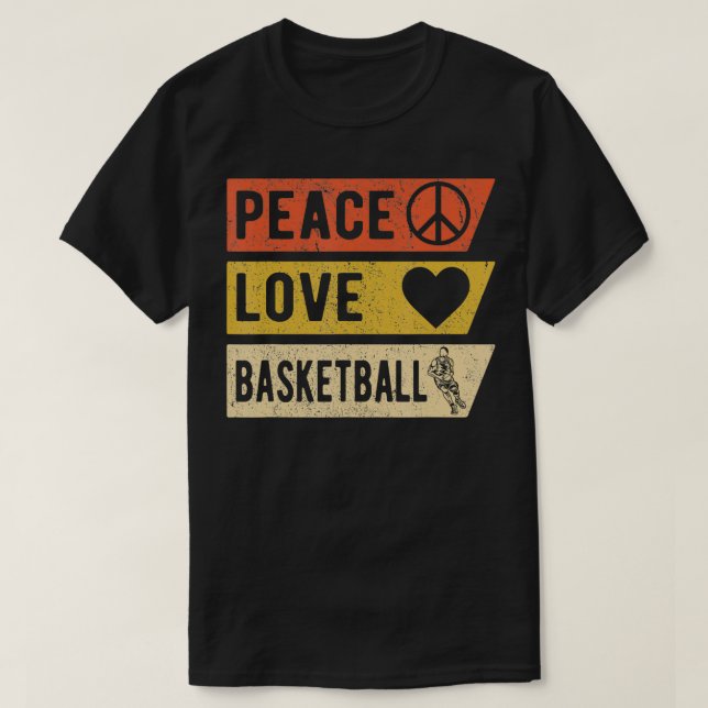 Camiseta Vintage, jogador de basquetebol (Frente do Design)