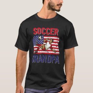 Camiseta Vintage Jogador do Vovô Bandeira Americana Padre